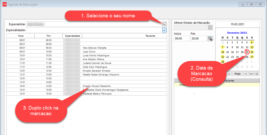 Nova Agenda de marcação1